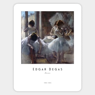 Dancers by Degas with Text Sticker